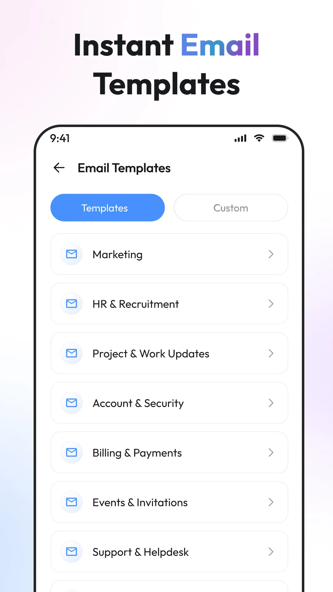 All Mail Inbox screenshot